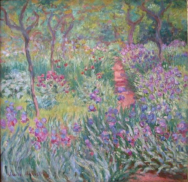 Claude Monet The Artist's Garden at Giverny France oil painting art